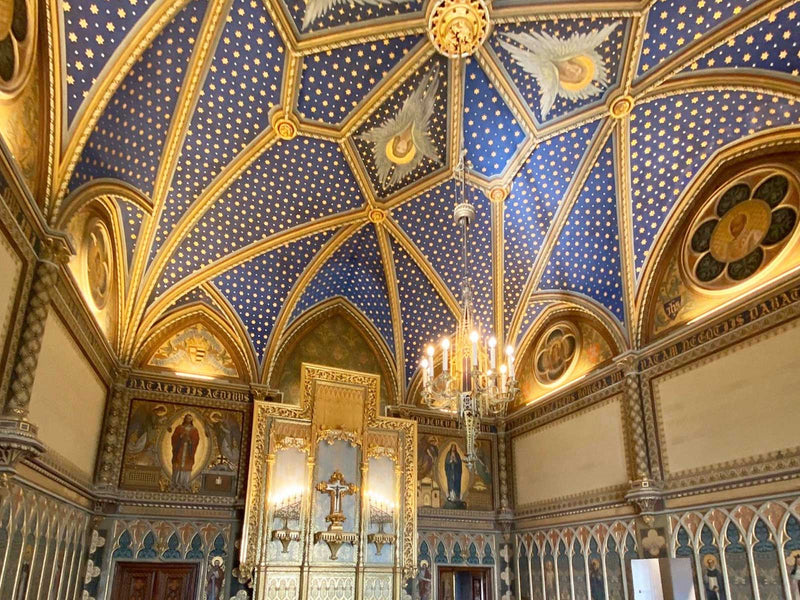 ceiling from the ducal palace of gandia spain