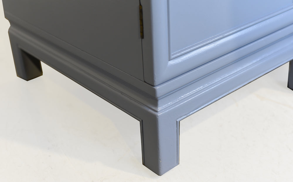 1950s Mahogany Sideboard by Landstrom Furniture in Blue -  Newly Painted