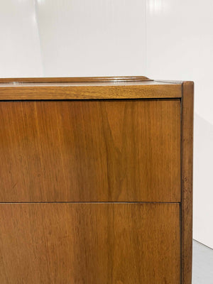 1950s Mid Century Modern Walnut Dresser by Morganton Furniture Company