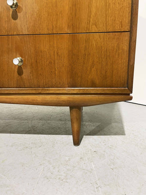 1950s Mid Century Modern Walnut Dresser by Morganton Furniture Company