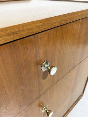 1950s Mid Century Modern Walnut Dresser by Morganton Furniture Company