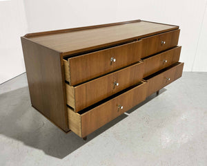 1950s Mid Century Modern Walnut Dresser by Morganton Furniture Company