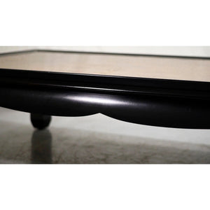 1970s Chin Hua Burled Wood Coffee Table by Century Furniture Ray Sabota