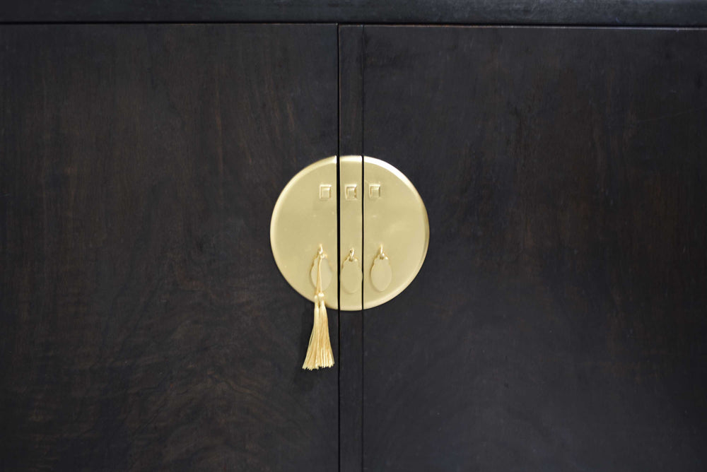 1960s Chinoiserie Michael Taylor for Baker Furniture Far East Collection Bar Cabinet