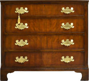 1960s Chippendale Style Mahogany Chest by Kittinger of Buffalo New York