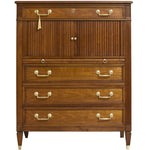 Mid Century Provincial Louis XVI Collection Tambour Door Chest by Kindel of Grand Rapids