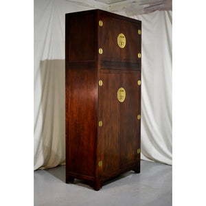 1970s Chinoiserie Armoire by Baker Furniture