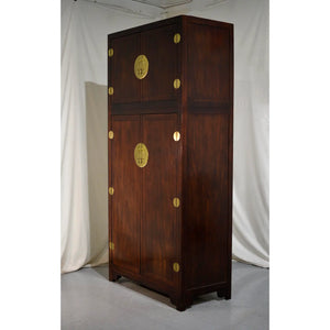 1970s Chinoiserie Armoire by Baker Furniture