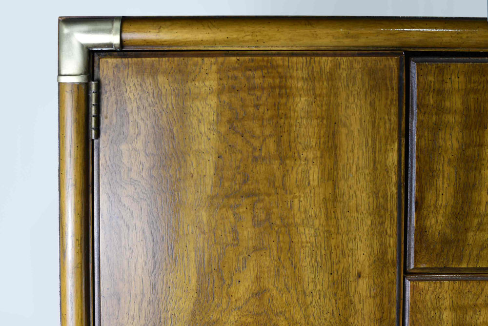 1970s Campaign Armoire Accolade Collection by Drexel Furniture