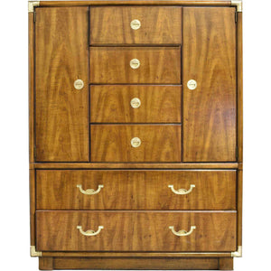 1970s Campaign Armoire Accolade Collection by Drexel Furniture