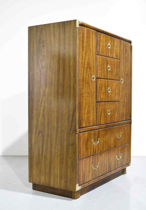 1970s Campaign Armoire Accolade Collection by Drexel Furniture