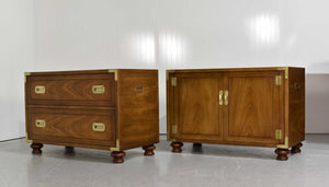 1970s Campaign Chests by Drexel Furniture - A Pair