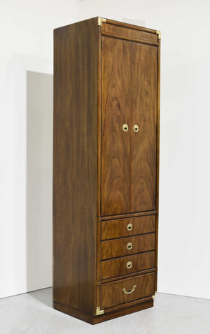 1970s Campaign Chifferobe Accolade Collection by Drexel Furniture - A Single Unit