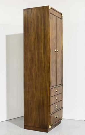 1970s Campaign Chifferobe Accolade Collection by Drexel Furniture - A Single Unit