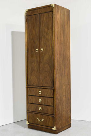 1970s Campaign Chifferobe Accolade Collection by Drexel Furniture - A Single Unit