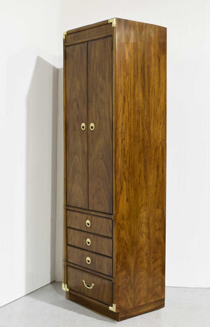 1970s Campaign Chifferobe Accolade Collection by Drexel Furniture - A Single Unit