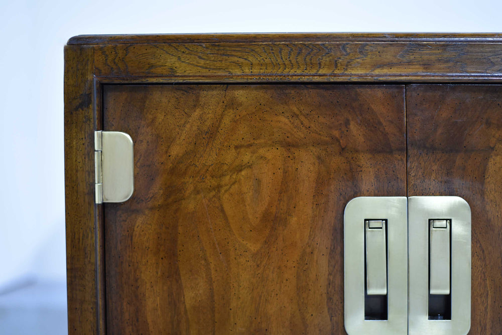 1970s Campaign Nightstands by Drexel Heritage - A Pair