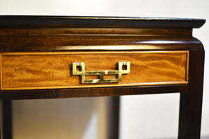 1970s Chin Hua Burlwood Nightstands by Century Furniture Raymond Sabota