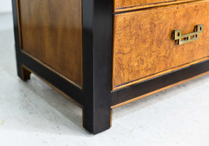 1970s Chin Hua Collection Burlwood Dresser by Raymond Sobota for Century Furniture