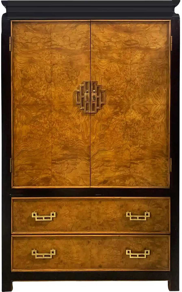 1970s Chin Hua Gentleman's Armoire by Raymond Sabota Century Furniture