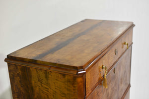 19th Century Georgian Birds Eye Maple Veneered Inlaid Escritoire Secretary Desk
