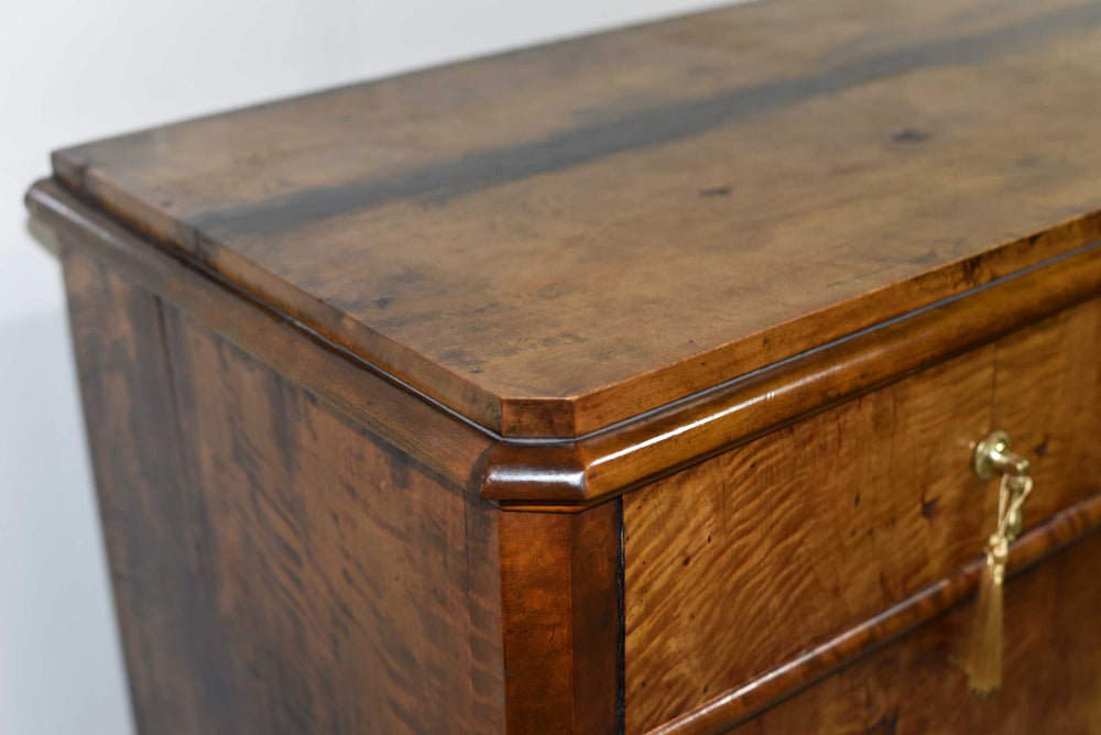 19th Century Georgian Birds Eye Maple Veneered Inlaid Escritoire Secretary Desk