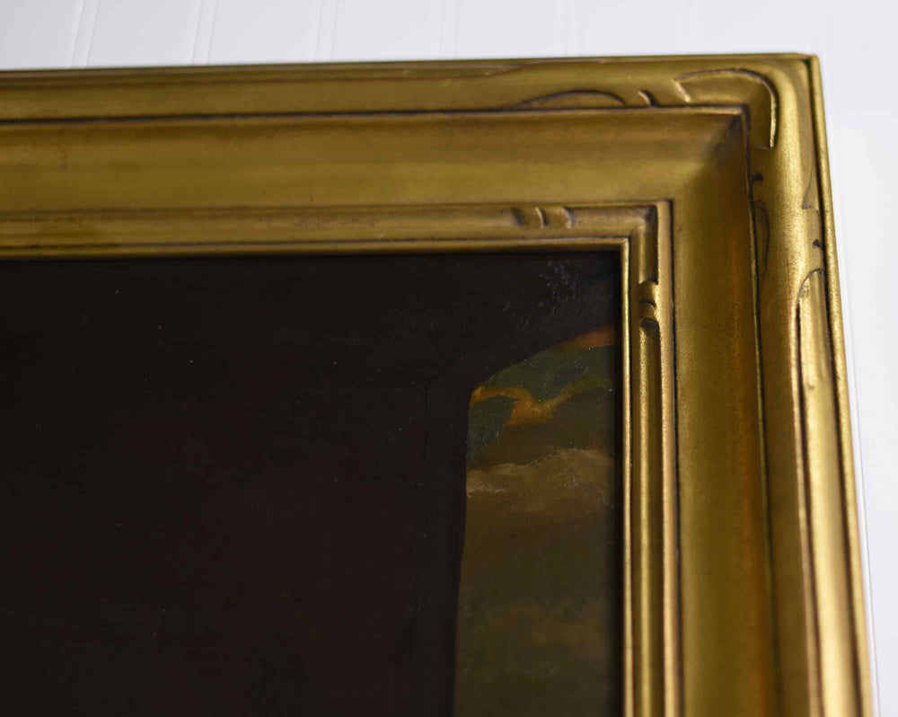 19th Century Portrait of a Gentleman in a Suit Original Oil on Canvas Framed 33" x 41"