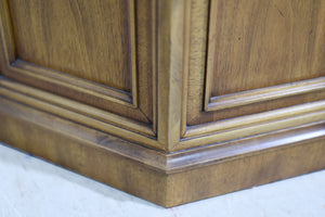CUSTOMIZABLE: Vintage Traditional Hexagon Shape Side Tables  - A Pair