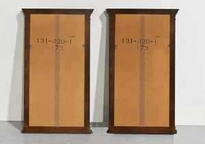 CUSTOMIZABLE Mid Century Transitional Style Wall Mirrors - A Pair