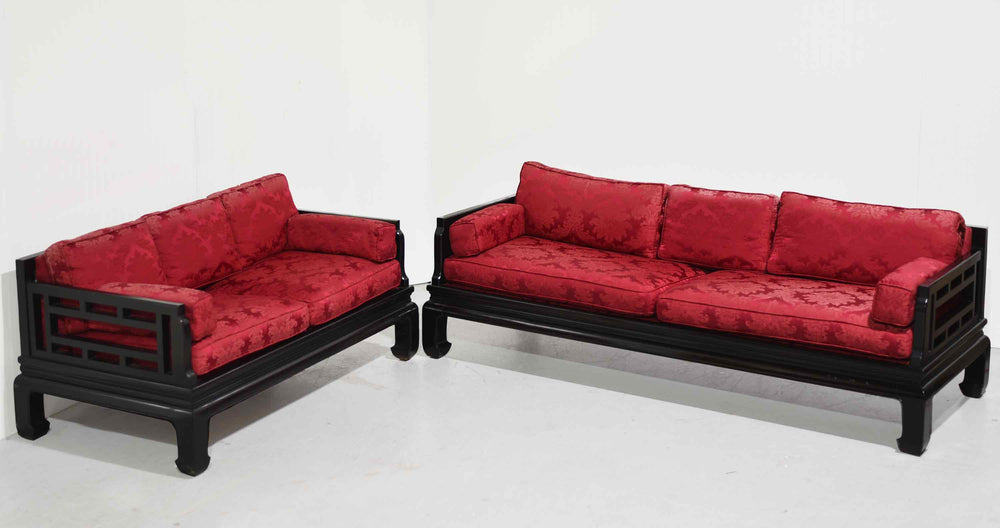 Mid-Century Chinoiserie Tomei Sofa by Raymond Sobota for Century Furniture - Sofa And Settee Set