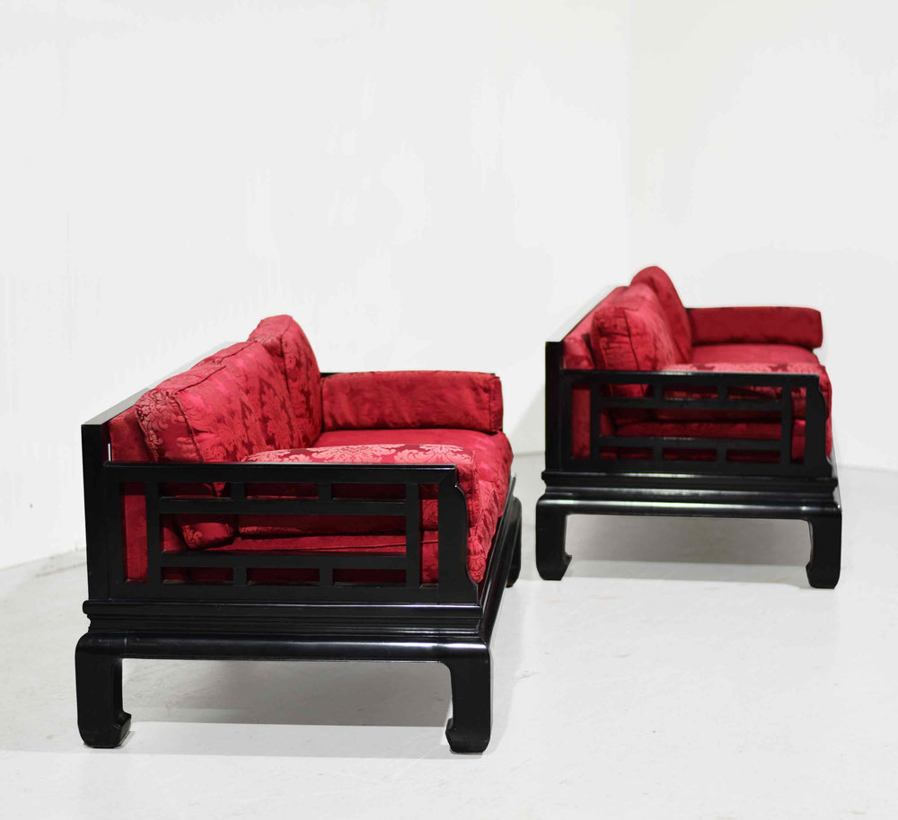 Mid-Century Chinoiserie Tomei Sofa by Raymond Sobota for Century Furniture - Sofa And Settee Set