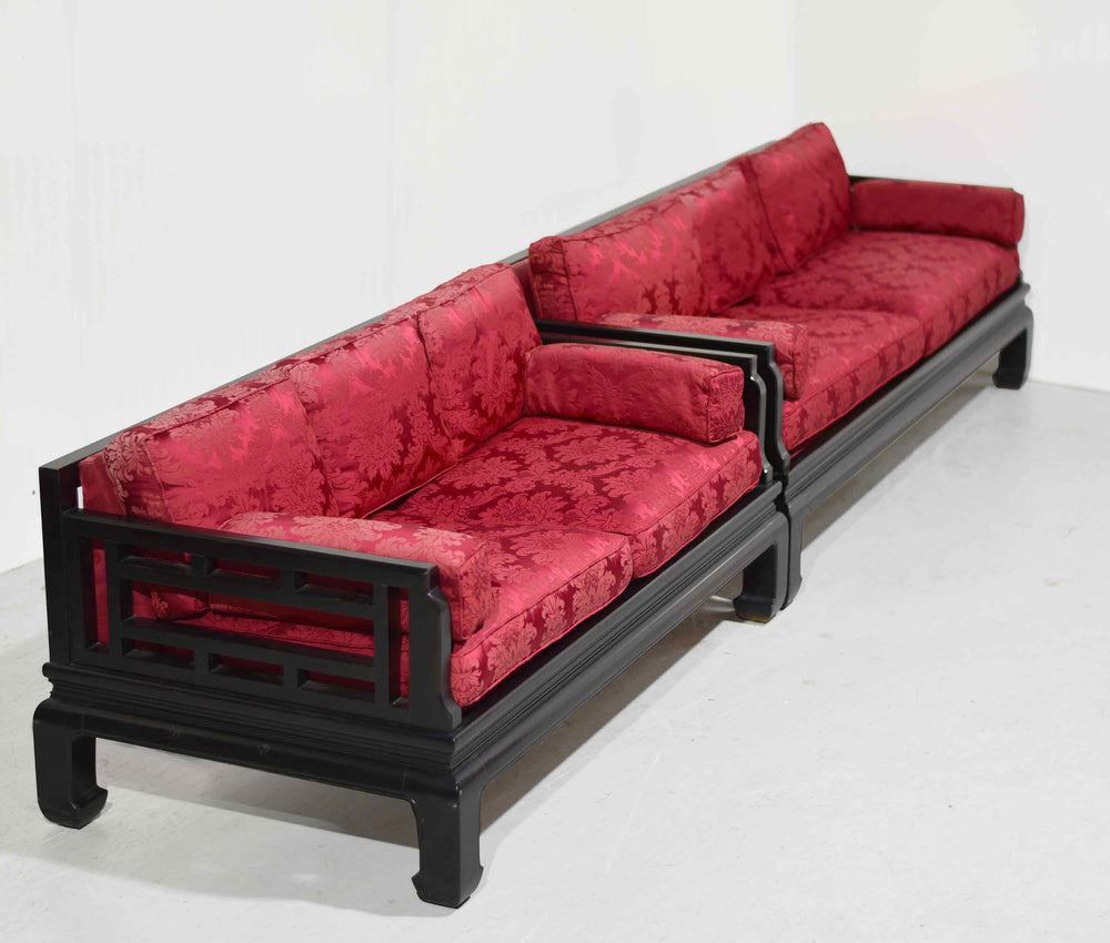 Mid-Century Chinoiserie Tomei Sofa by Raymond Sobota for Century Furniture - Sofa And Settee Set