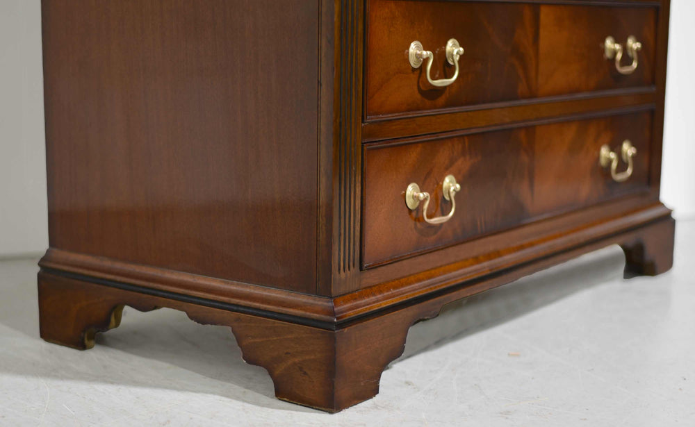 Mid Century American Colonial Revival Mahogany  Drop Front Bureau Butler's Secretary Desk
