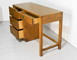 Mid Century Campaign Desk and X-Base Chair