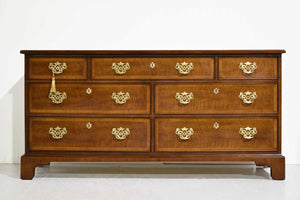 Mid Century Georgian Banded 18th Century Portfolio Collection Dresser by Henredon