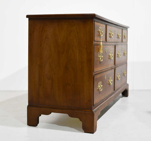 Mid Century Georgian Banded 18th Century Portfolio Collection Dresser by Henredon