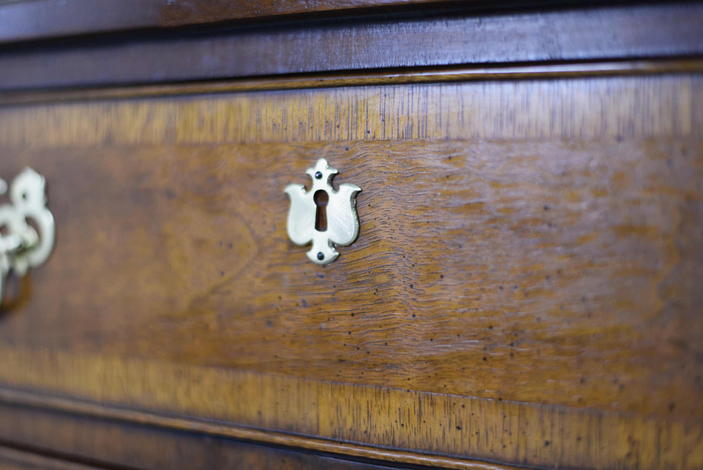 Mid Century Georgian Banded 18th Century Portfolio Collection Dresser by Henredon