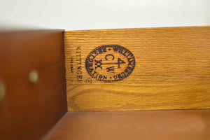 Mid Century Chippendale Chest Williamsburg Restoration Collection by Kittinger of Buffalo New York