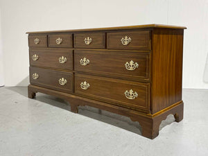 Mid Century Chippendale Style 8 Drawer Dresser by Dixie Furniture