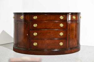 Mid Century Hepplewhite Style Demi Lune Buffet Console Travis Court Collection by Drexel