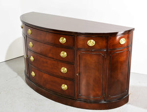 Mid Century Hepplewhite Style Demi Lune Buffet Console Travis Court Collection by Drexel