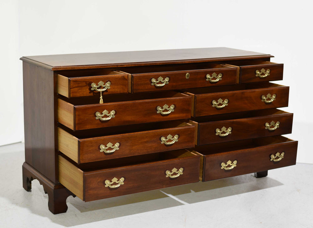 Mid Century Georgian Chippendale Dresser by Davis Furniture