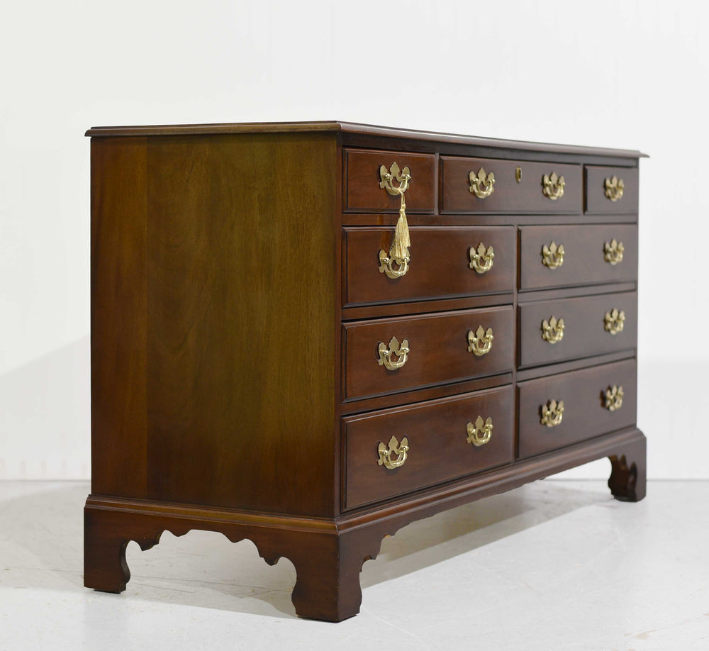 Mid Century Georgian Chippendale Dresser by Davis Furniture