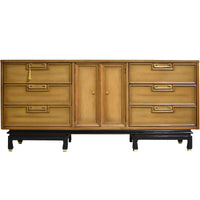 Mid Century Ming Style Lowboy Dresser by American of Martinsville