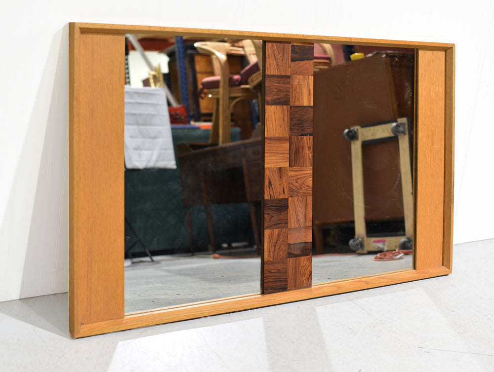Mid Century Modern 2 Panel Wall Mirror