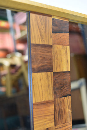 Mid Century Modern 2 Panel Wall Mirror