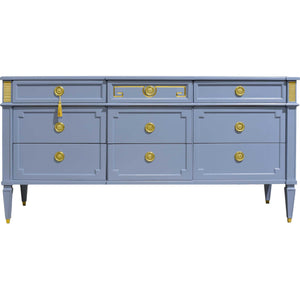 Mid Century Transitional Dresser or Credenza Palazzo Collection by Drexel - Newly Painted