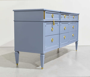 Mid Century Transitional Dresser or Credenza Palazzo Collection by Drexel - Newly Painted