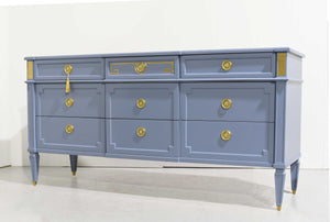 Mid Century Transitional Dresser or Credenza Palazzo Collection by Drexel - Newly Painted