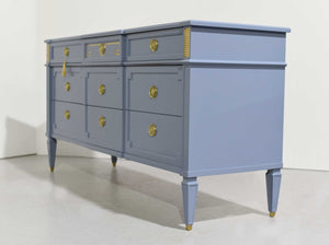 Mid Century Transitional Dresser or Credenza Palazzo Collection by Drexel - Newly Painted